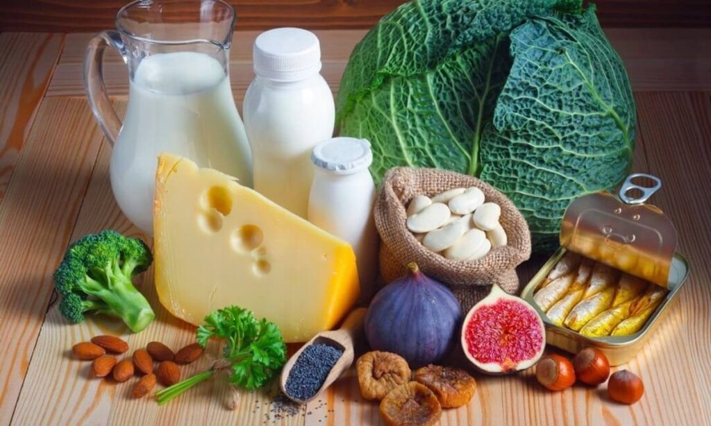 تصویری از منابع طبیعی کلسیم